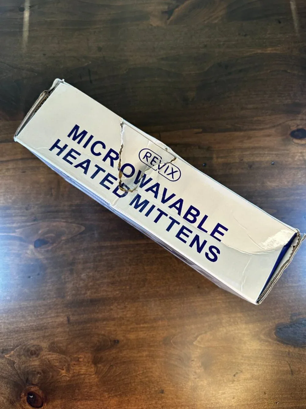 NIB REVIX Microwavable Heating Mittens Navy Blue Model REVIX007Navy Hand Therapy
